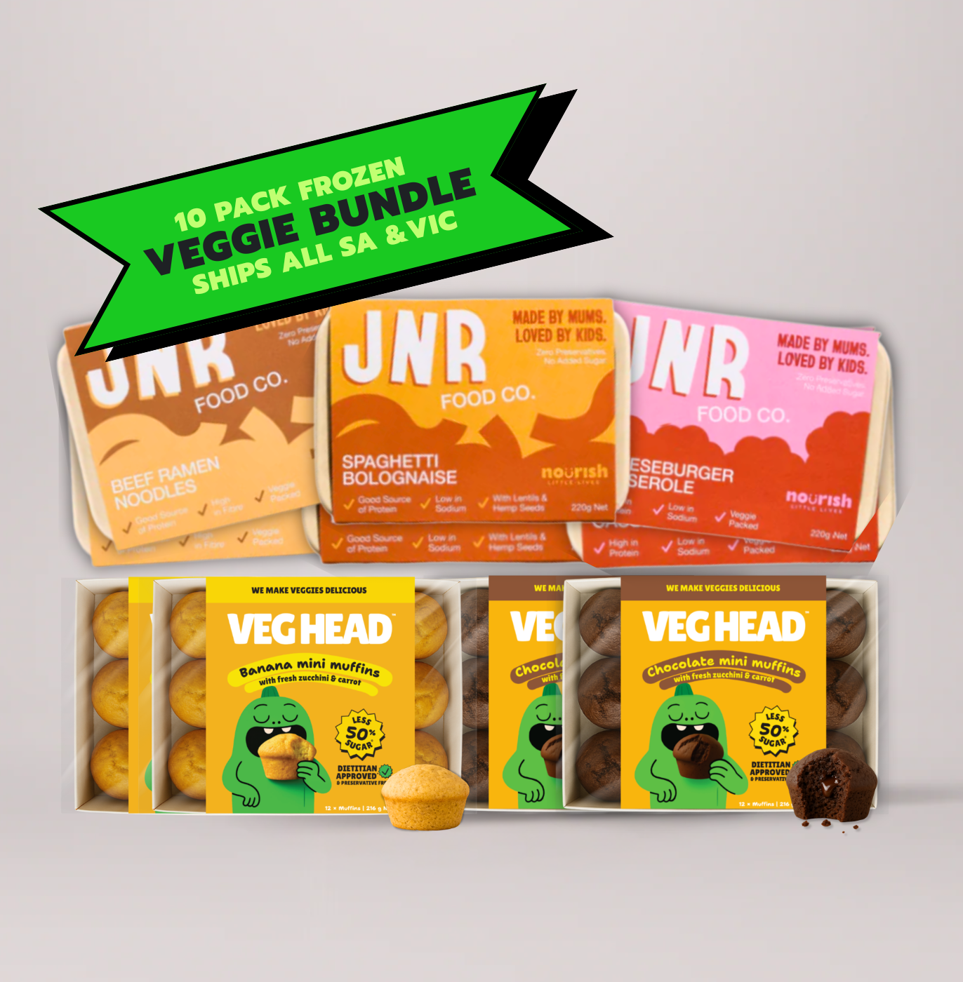 JNR Food x Veghead Veggie Packed Bundle